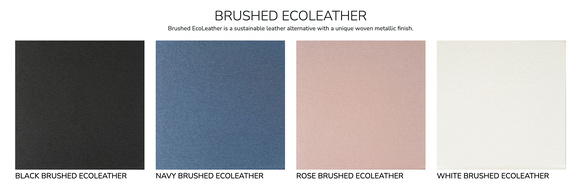 Brushed EcoLeather Cover Swatches